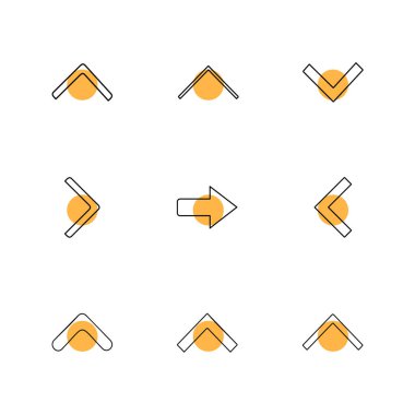 iş simgeleri kümesi, vektör illüstrasyonu 