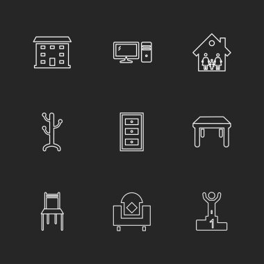 minimalist düz app simgeleri 