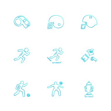 beyaz zemin üzerine minimalist düz app simgeleri