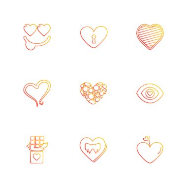 iş simgeleri kümesi, vektör illüstrasyonu 