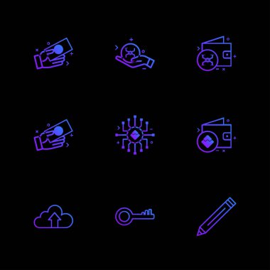 iş yaratıcı düz tasarım simgeler vektör koleksiyonu