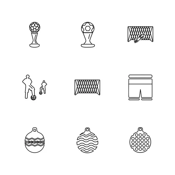 Iconos Aplicaciones Planas Minimalistas Aislados Sobre Fondo Blanco — Vector de stock