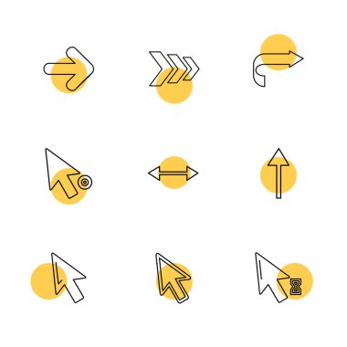 beyaz zemin üzerine minimalist düz app simgeleri