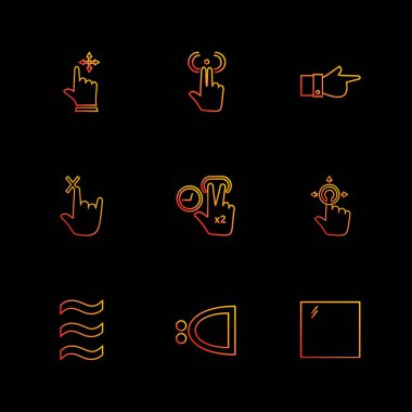 düz vektör çizim simgeler, App simgelerin ayarlamak   