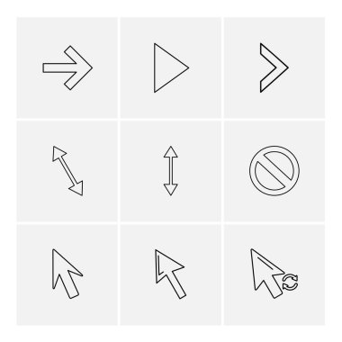 düz vektör çizim simgeler, App simgelerin ayarlamak   