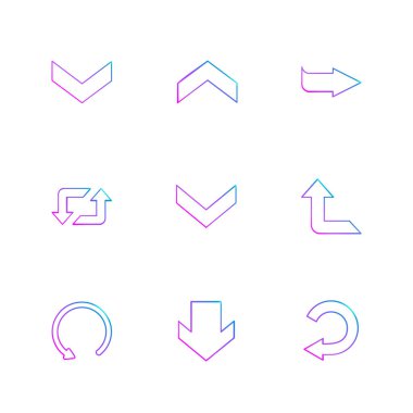 Beyaz arka plan üzerinde izole minimalist düz app simgeleri