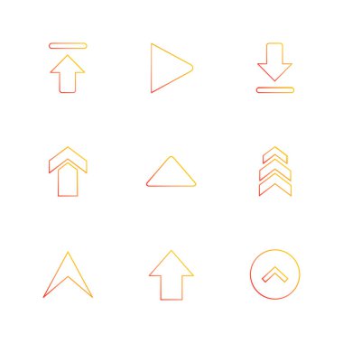 düz vektör çizim simgeler, App simgelerin ayarlamak   