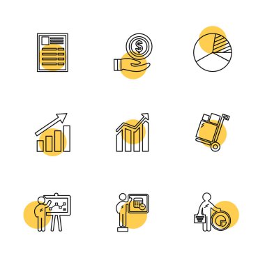 Beyaz arka plan üzerinde izole minimalist düz app simgeleri