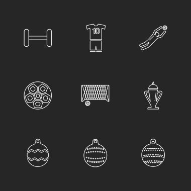 Minimalist düz app simgeler, vektör çizim dijital cihazlar için