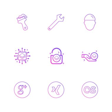 iş yaratıcı düz tasarım simgeler vektör koleksiyonu