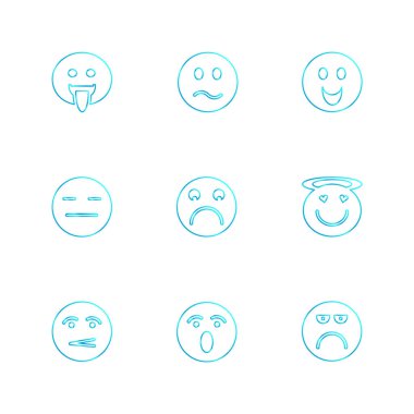 iş simgeleri kümesi, vektör illüstrasyonu 