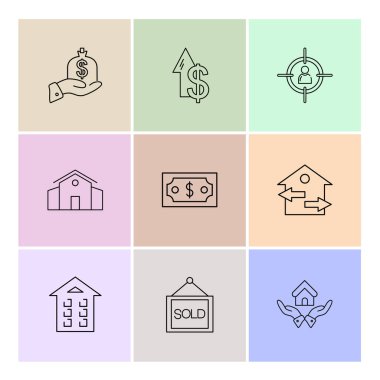 iş yaratıcı düz tasarım simgeler vektör koleksiyonu