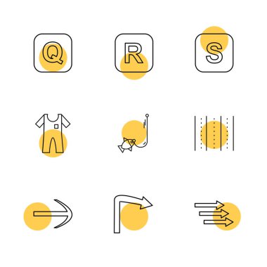 web app simgeler, vektör çizim