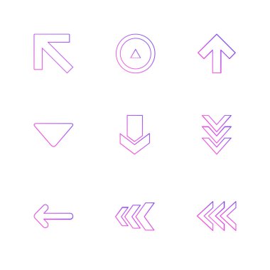 vektör çizim simgeler, beyaz arka plan üzerinde simgelerin ayarlamak