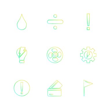 beyaz zemin üzerine minimalist düz app simgeleri