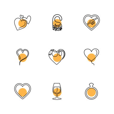 vektör çizim simgeler, beyaz arka plan üzerinde simgelerin ayarlamak