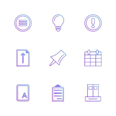 iş yaratıcı düz tasarım simgeler vektör koleksiyonu