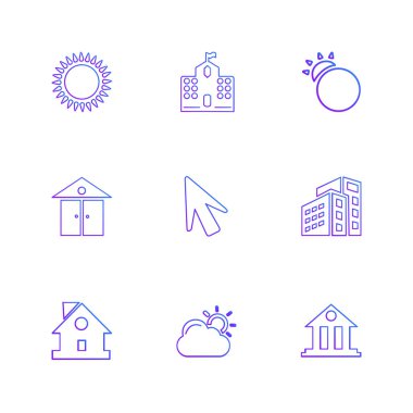 iş yaratıcı düz tasarım simgeler vektör koleksiyonu