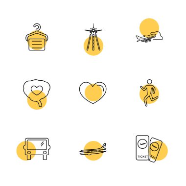 düz vektör çizim simgeler, App simgelerin ayarlamak   