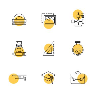minimalist düz app simgeleri