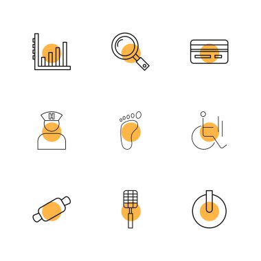 web app simgeler, vektör çizim