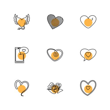 Beyaz arka plan üzerinde izole minimalist düz app simgeleri