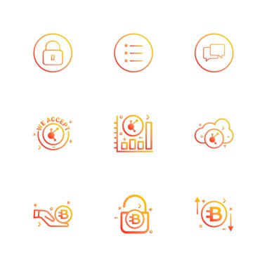 iş yaratıcı düz tasarım simgeler vektör koleksiyonu