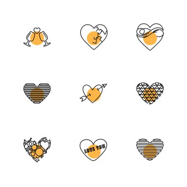 Beyaz arka plan üzerinde izole minimalist düz app simgeleri