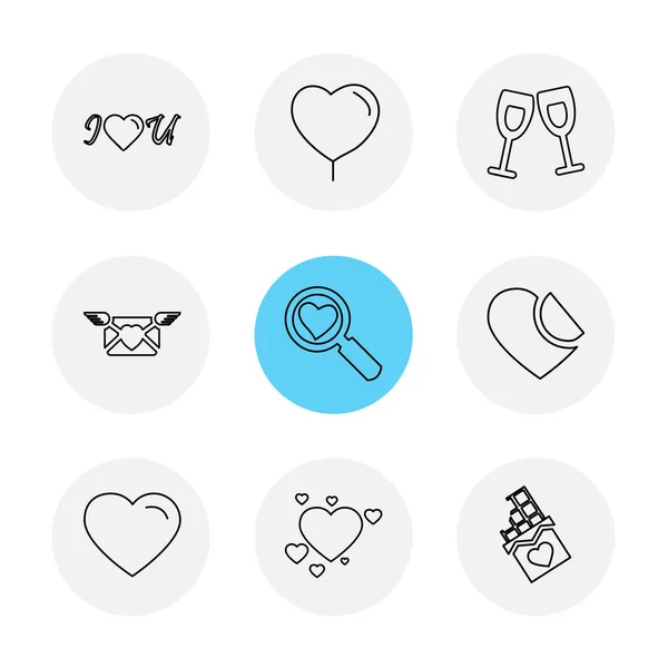Eine Reihe Flacher App Symbole Auf Weißem Hintergrund — Stockvektor