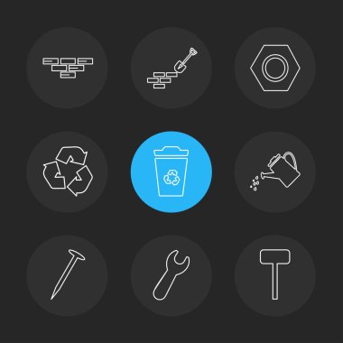 minimalist düz app simgeleri