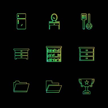 minimalist düz app simgeleri