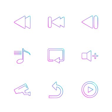 oklar yön işaretçiler yaratıcı simgeler ayarla, düz özel koleksiyon vektör