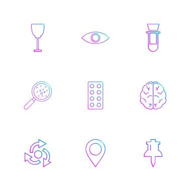 minimalist düz vektör app simgeleri beyaz arka plan üzerinde