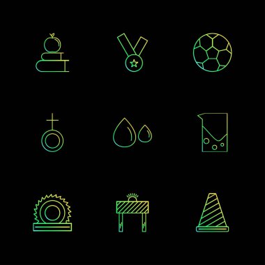 çeşitli vektör app simge kümesi         