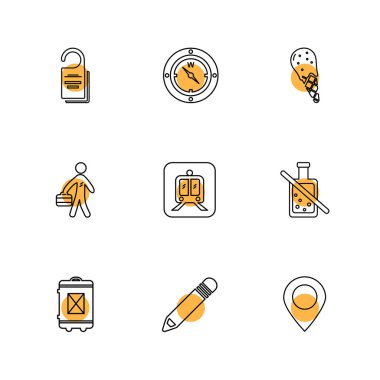 düz vektör çizim simgeler, App simgelerin ayarlamak   