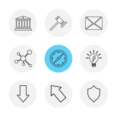 düz vektör çizim simgeler, App simgelerin ayarlamak   