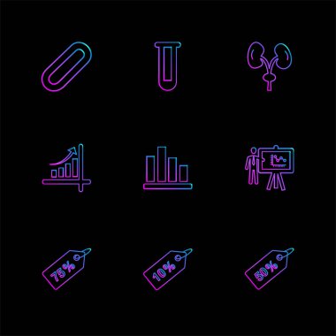 düz vektör çizim simgeler, App simgelerin ayarlamak   