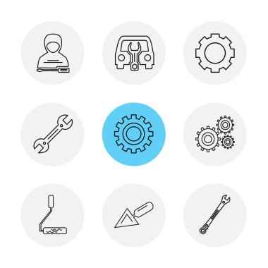 minimalist düz app simgeleri 