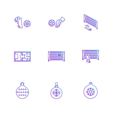 iş simgeleri kümesi, vektör illüstrasyonu 