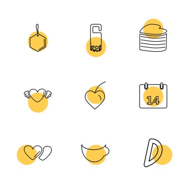 Beyaz arka plan üzerinde izole minimalist düz app simgeleri