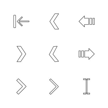 Beyaz arka plan üzerinde renkli minimalist düz vektör app simgeleri