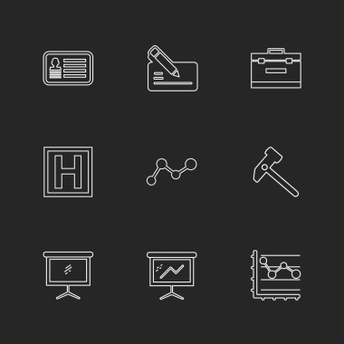minimalist düz app simgeleri