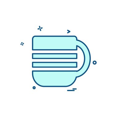 Gıda simgesi tasarım vektörü