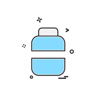 Seyahat çanta simge tasarlamak vektör