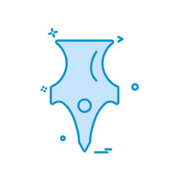 Kalem simge tasarlamak vektör