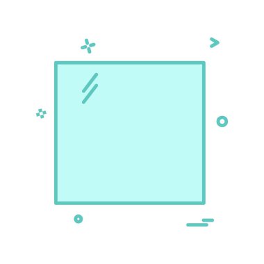 Kare simge tasarlamak vektör