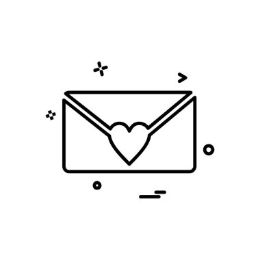 Sevgililer günü simge tasarlamak vektör 