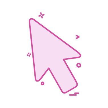 Yukarı ok simgesi tasarım vektörü