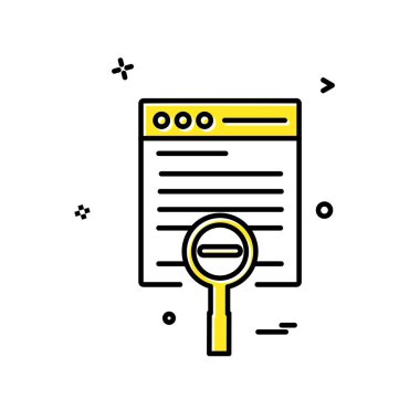 Web düzen simge tasarlamak vektör