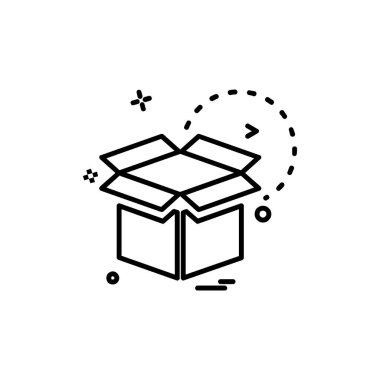 Dropbox simgesi tasarım, vektör çizim